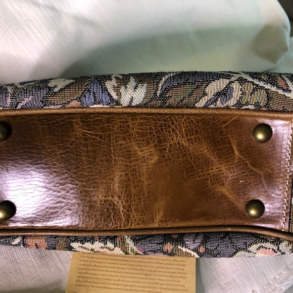 Patricia Nash Tapestry & leather handbag - Picture 7 of 15